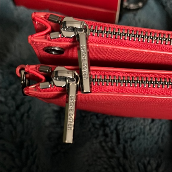 Authentic Red Dagne Dover Essentials Wallet Bag - Picture 3 of 4